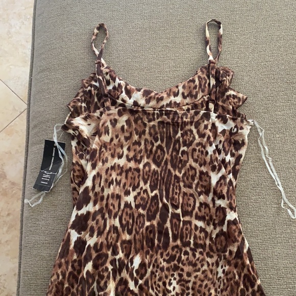 INC brush leopard strap tank.  Size medium.  NWT - Picture 4 of 5